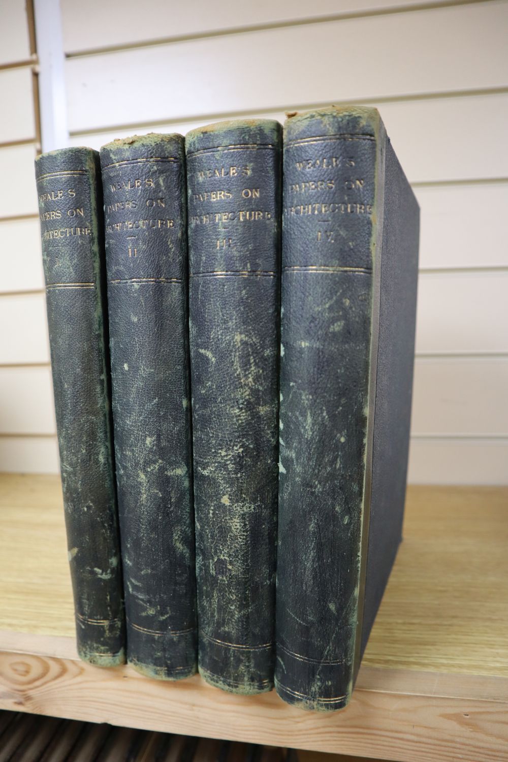 Weale (John, Editor and Publisher), Quarterly Papers on Architecture, Vols I-IV